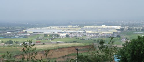 Planta General Motors vista desde Expo Guanajuato Bicentenario