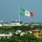 Bandera de México en el Paseo Tabasco