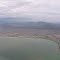 Chimalhuacán, Vista sobre el lago de Nabor Carillo (Resto del lago deTexcoco), al Fondo la Ciudad de Chimalhuacán